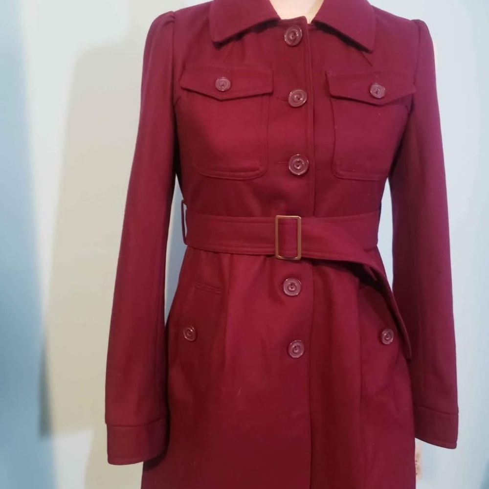 Women's Wool  Belted Coat